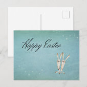  Hen Happy Pasen Briefkaart (Voorkant / Achterkant)