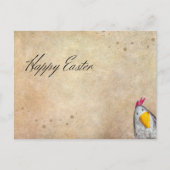 Hen Happy Pasen Briefkaart (Voorkant)