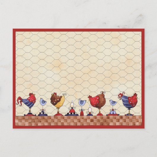 Hen House Briefkaart (Voorkant)