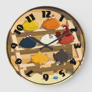 Hen House Clock Grote Klok