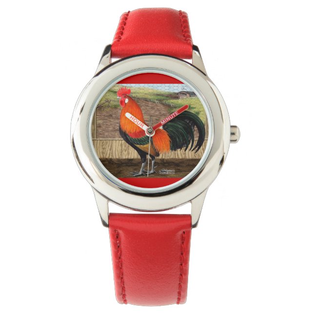 Hen House Hero Horloge (Voorkant)