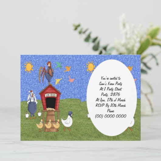 Hen House Kaart (Staand voorkant)