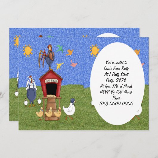 Hen House Kaart (Voorkant / Achterkant)