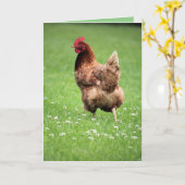 Hen Kaart (Gele Bloem)