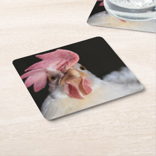 Hen Kartonnen Onderzetters (Schuin)