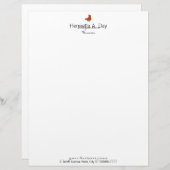 Hen [kip, boer, biologische eieren] persoonlijk briefhoofd (Voorkant / Achterkant)