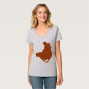 Hen [kip, boer, biologische eieren] t-shirt