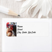 Hen met Attitude - Retouradreslabels Etiket (Insitu)