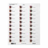 Hen met Attitude - Retouradreslabels Etiket (Full Sheet)