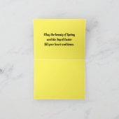 Hen met Kaart van de Chicks Holiday (Binnen)