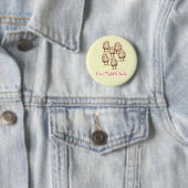 HEN NACHT CHICKS BADGE RONDE BUTTON 5,7 CM (In situ)