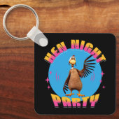 Hen Nacht Feest Grappig Bachelorette Feest Sleutelhanger (Voorkant)