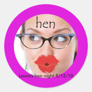 Hen nacht stickers