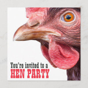 Hen Night Dames Bachelorette Party Big Chicken Kaart