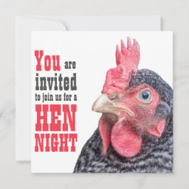 Hen Night Dames Bachelorette Party Big Chicken Kaart