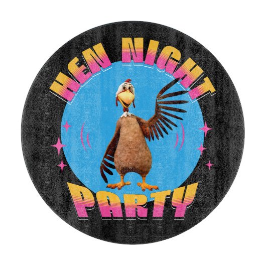 Hen Night Feest Grappig Bachelorette Feest Snijplank (Voorkant)