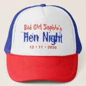Hen Night Hen Party Trucker Pet (Voorkant)