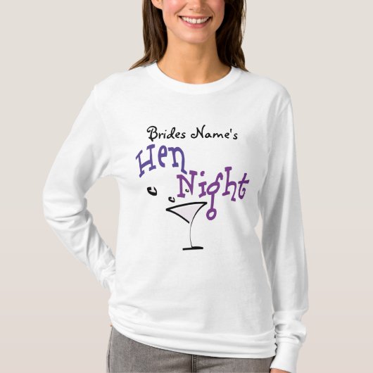 Hen Night T-shirt (Voorkant)