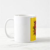 Hen on Nest Bright Farmyard Chicken Koffiemok (Links)