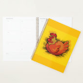Hen on Nest Bright Farmyard Chicken Planner (Display)