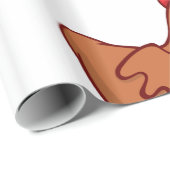 Hen op een gouden eieren cadeaupapier (Rol Hoek)