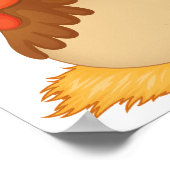 Hen op een nestPoster Poster (Hoek)