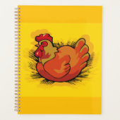 Hen op Nest Heldere Boerderij Kip Planner (Voorkant)