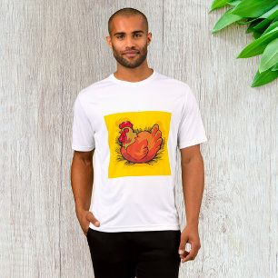 Hen op Nest Heldere Boerderij Kip T-shirt