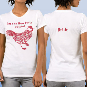 Hen Party Bachelorette Bride T-shirt