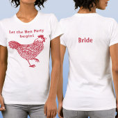 Hen Party Bachelorette Bride T-shirt