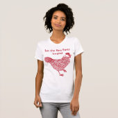 Hen Party Bachelorette Bridesmaid T-shirt (Voorkant volledig)