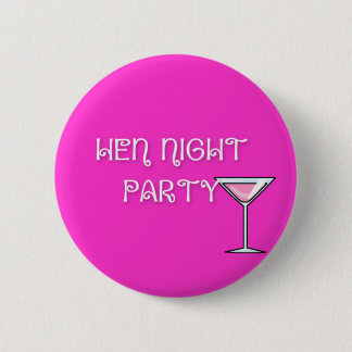 Hen Party Badge Ronde Button 5,7 Cm