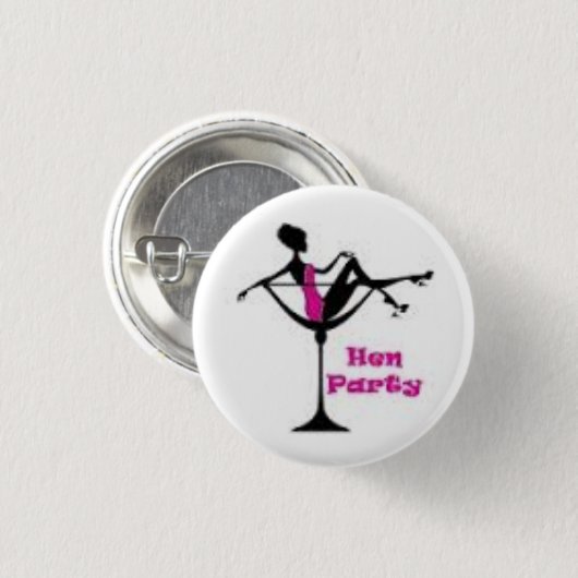 Hen Party Button (Voorkant /achterkant)