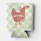 Hen Party Chicken Bachelorette Blikjeskoeler (Voorkant)