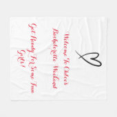 HEN PARTY FLEECE DEKEN (Voorkant (Horizontaal))