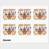 HEN PARTY Grappige Kip Sticker (Vel)