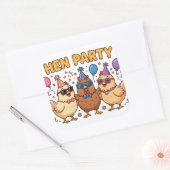 HEN PARTY Grappige Kip Sticker (Envelop)