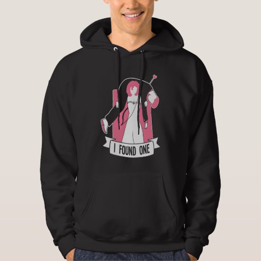 Hen Party Huwelijk Getrouwd Bachelor Bruid Te Word Hoodie (Voorkant)