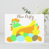 Hen Party Kaart (Staand voorkant)