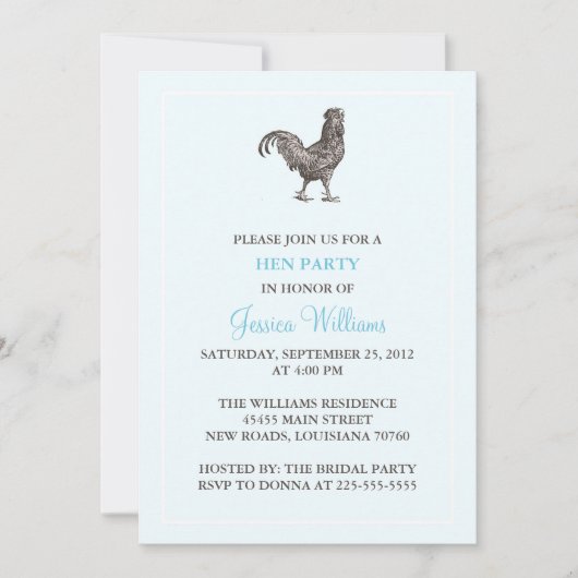 Hen Party Kaart (Voorkant)