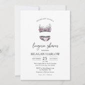 Hen Party Lingerie Bachelorette Party Uitnodiging (Voorkant)