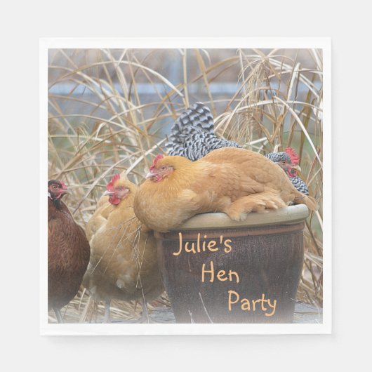 Hen Party Servet (Voorkant)