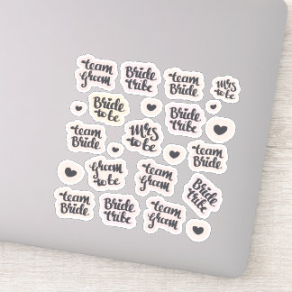 Hen Party stickers - teambruid / bruidstam