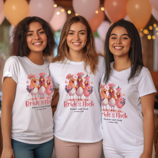 Hen Party T-shirt - Bruid's Flock - Vrijgezellenfe