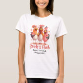 Hen Party T-shirt - Bruid's Flock - Vrijgezellenfe (Voorkant)