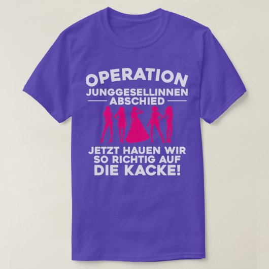 Hen Party Team Bruid Geschenk 3 T-shirt (Design voorkant)