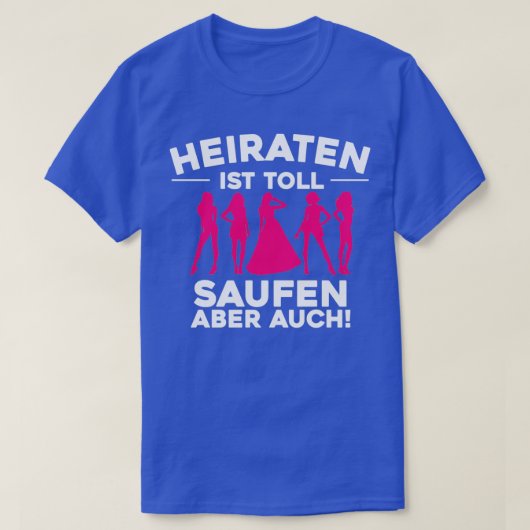 Hen Party Team Bruid Geschenk 7 T-shirt (Design voorkant)