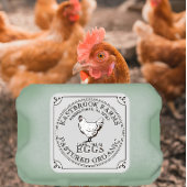 HEN PASTURED ETIKET Eiwitdoos Grijs