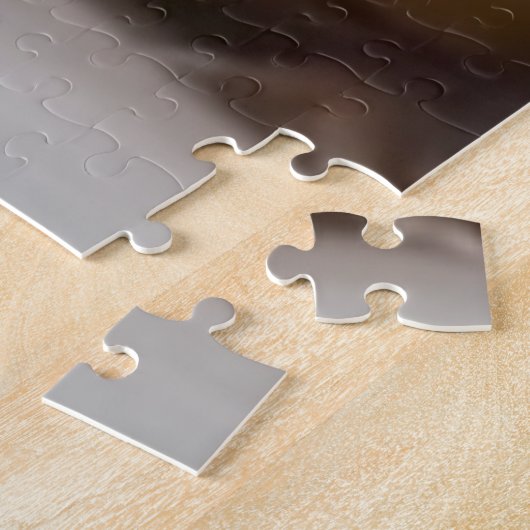 Hen, puppy hond en kleine kip puzzel. legpuzzel (Zijkant)