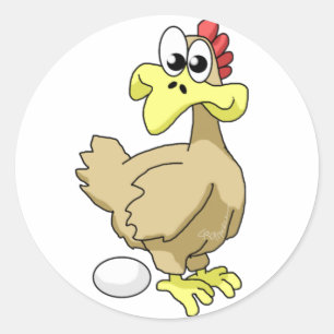 Hen Ronde Sticker